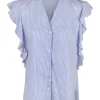 - Camicia - 450171 - Bianco/Blu^Alessia Santi Hot
