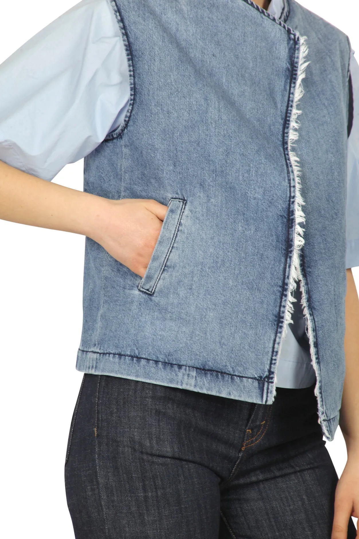 - Gilet - 450162 - Denim^Alessia Santi New