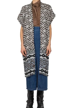 - Kimono - 450161 - Bianco/Cioccolato^Alessia Santi Outlet