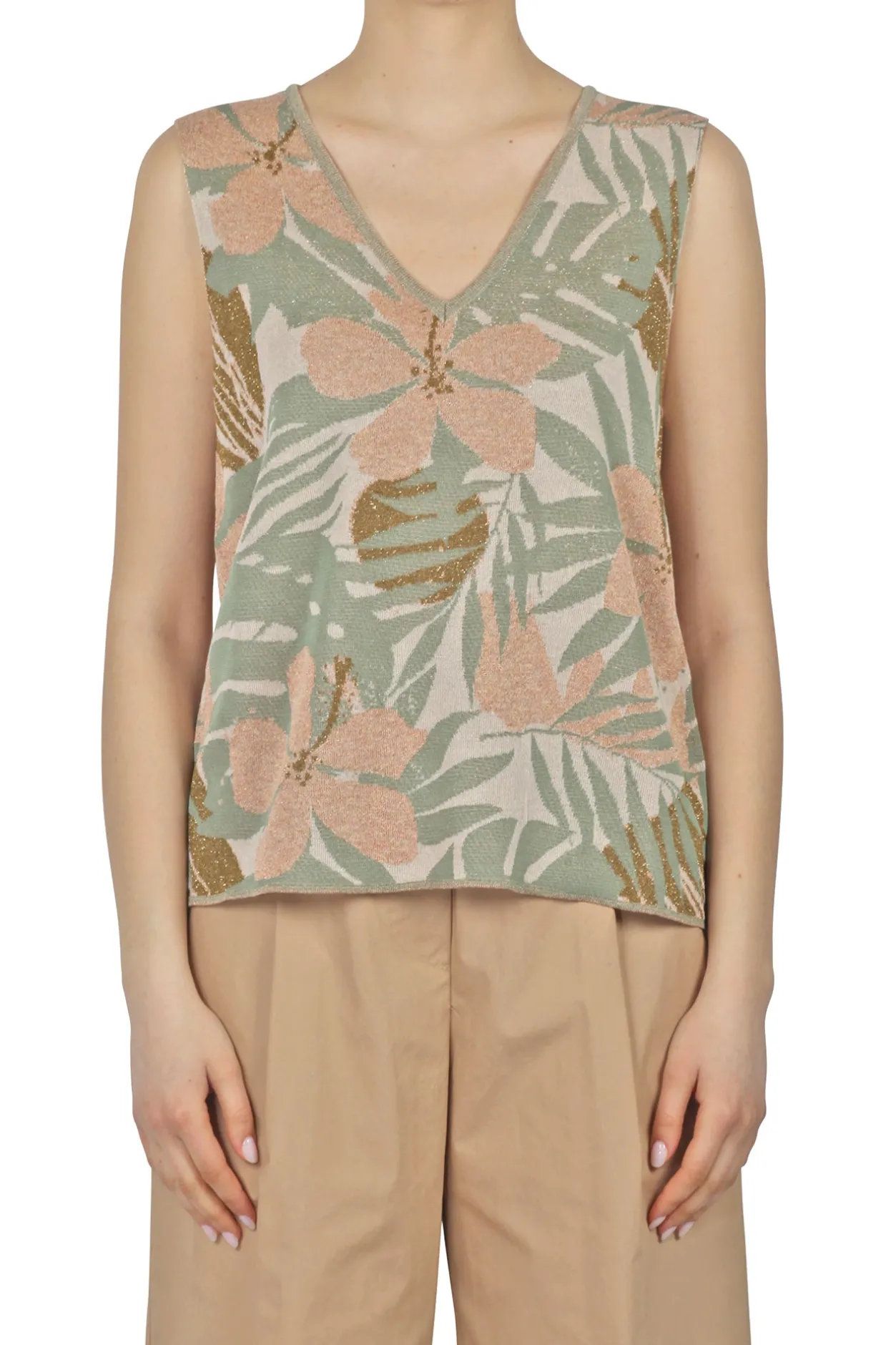 - Top - 450178 - Verde/Rosa^Alessia Santi Clearance