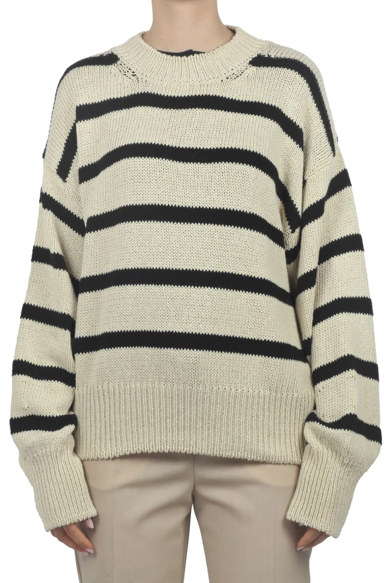 - Maglia - 451047 - Beige/Nero^Alysi Outlet