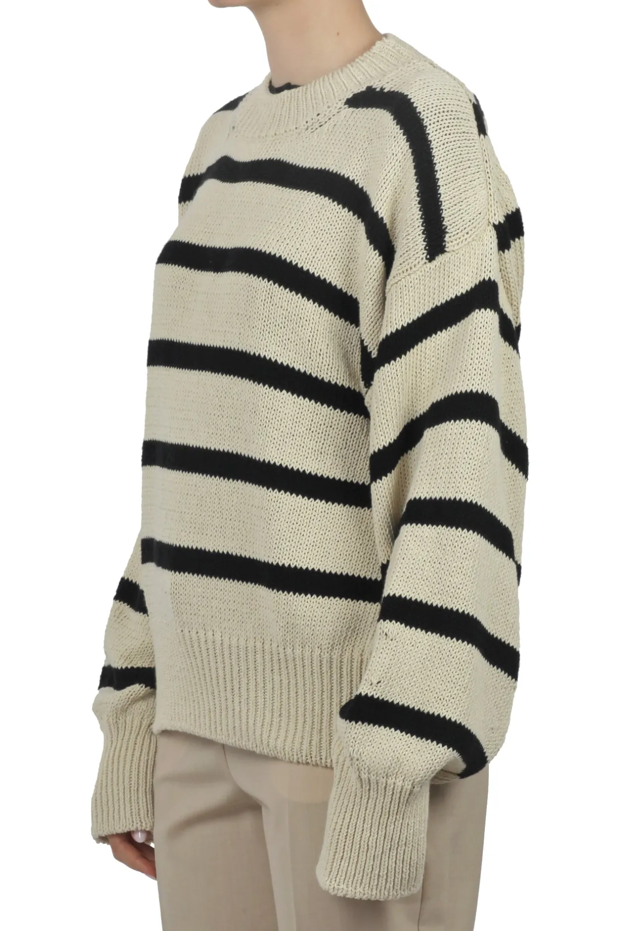 - Maglia - 451047 - Beige/Nero^Alysi Outlet