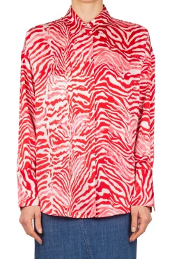 Attic & Barn - Camicia - 451128 - Rosa/Rosso^Attic u0026 Barn Outlet