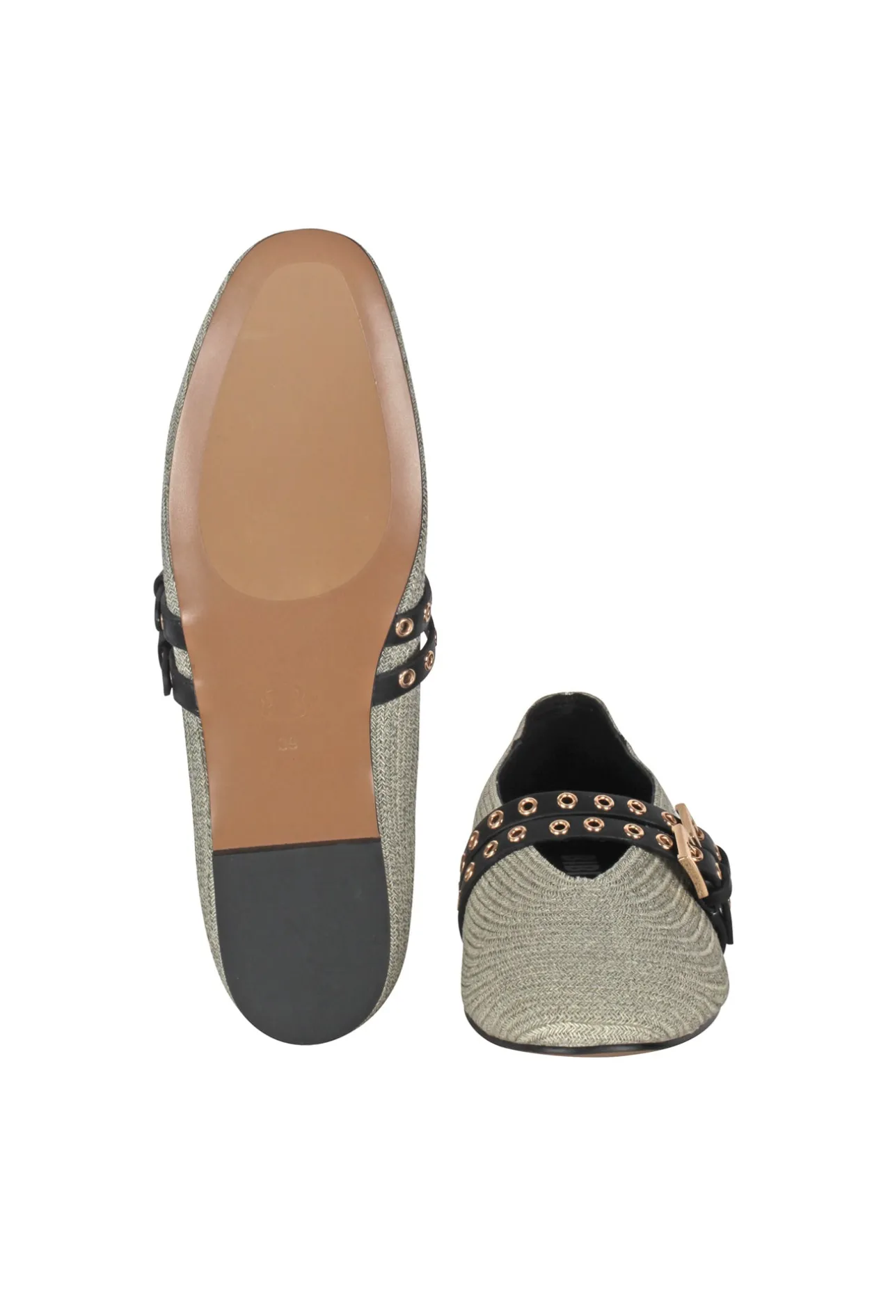 - Ballerine - 451282 - Kaki^Bibi Lou Sale