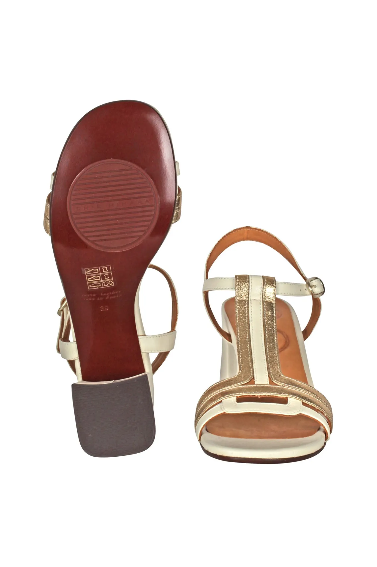 - Sandali - 451138 - Latte/Oro^Chie Mihara New