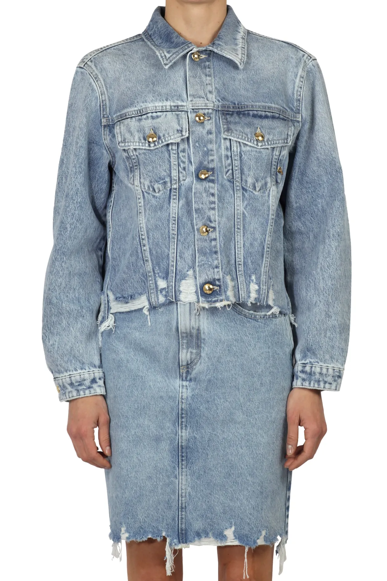 - Giubbotto - 450853 - Denim chiaro^Cycle Online