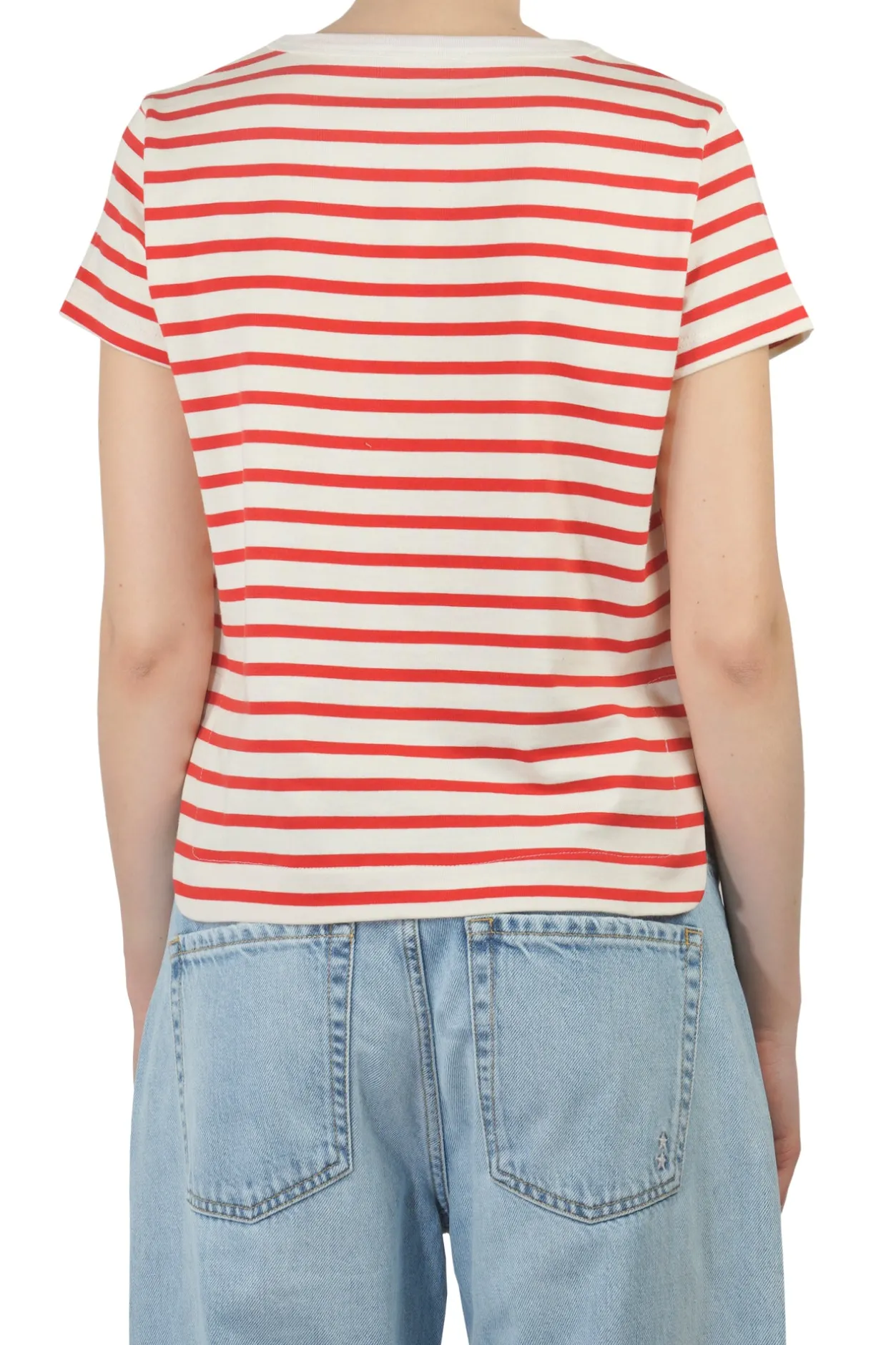 - T-shirt - 450797 - Panna/Rosso^Daniele Fiesoli Collezione_01 Sale