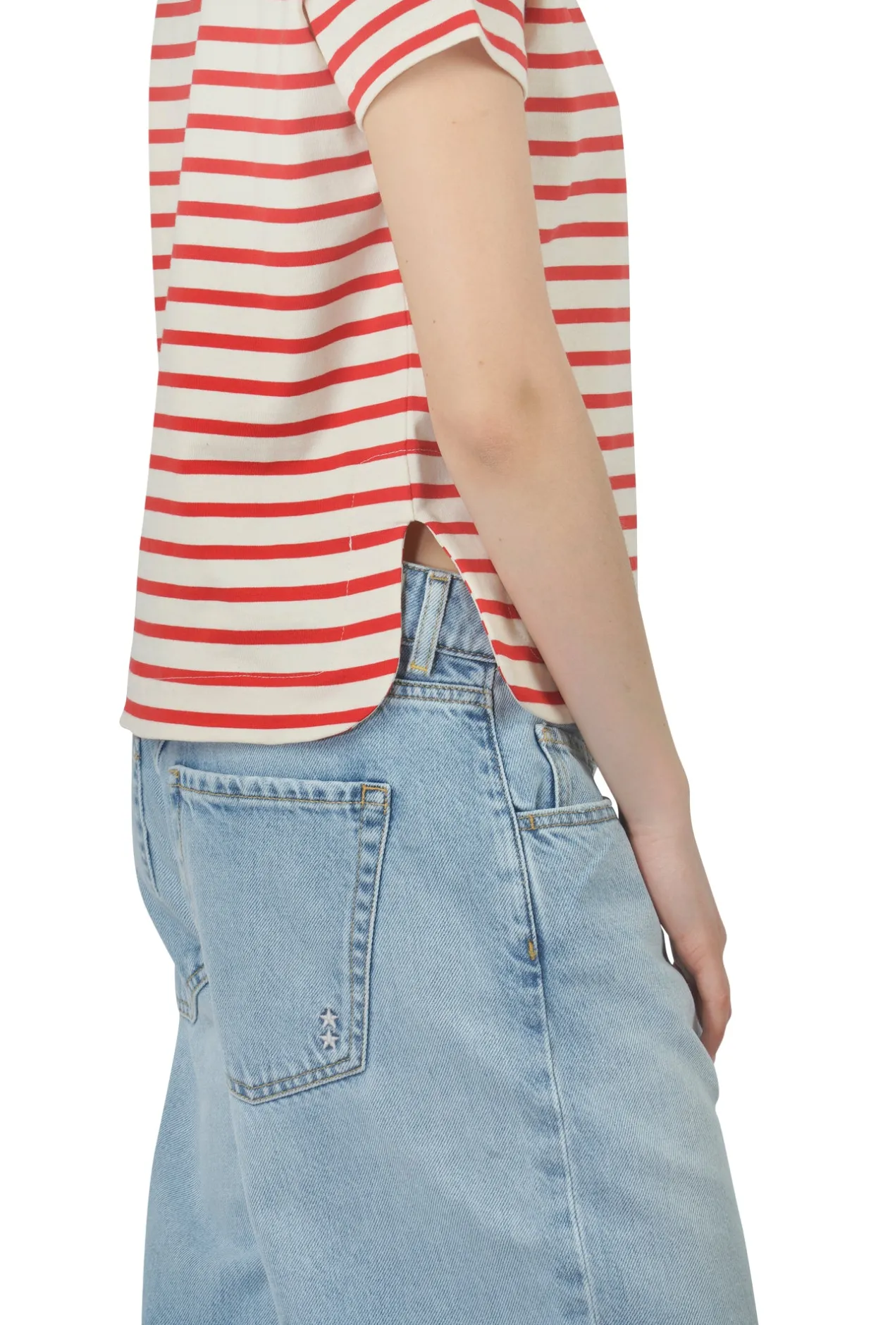 - T-shirt - 450797 - Panna/Rosso^Daniele Fiesoli Collezione_01 Sale