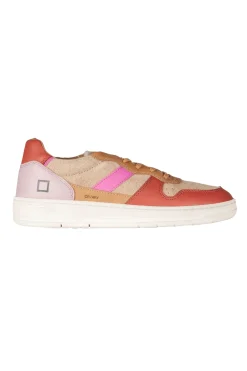 - Sneakers - 421623 - Beige/Rosso^DATE Best
