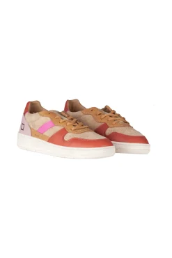 - Sneakers - 421623 - Beige/Rosso^DATE Best