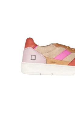 - Sneakers - 421623 - Beige/Rosso^DATE Best
