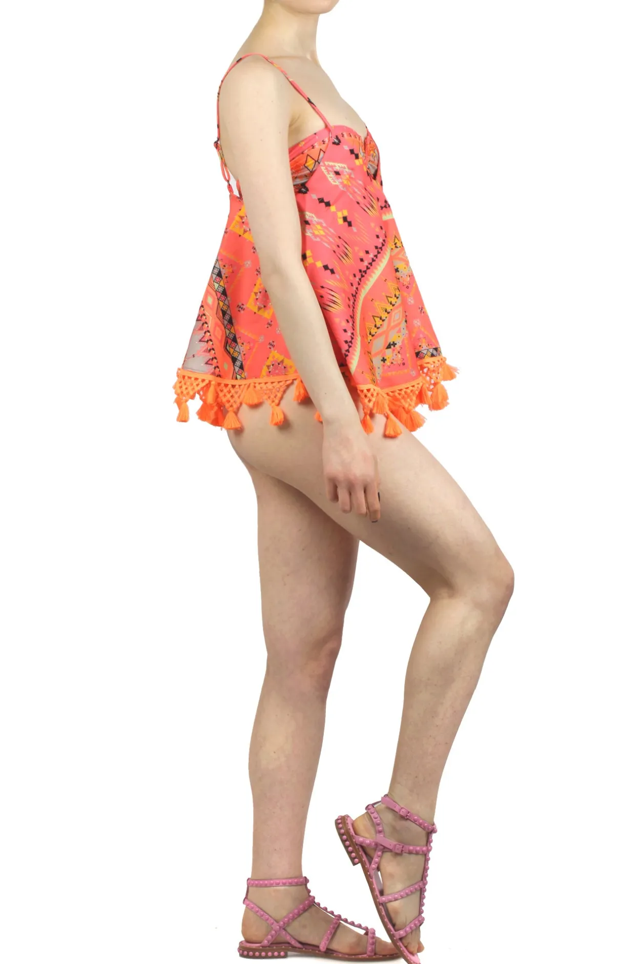 - Top - 411017 - Arancione/Nero^F**k Discount