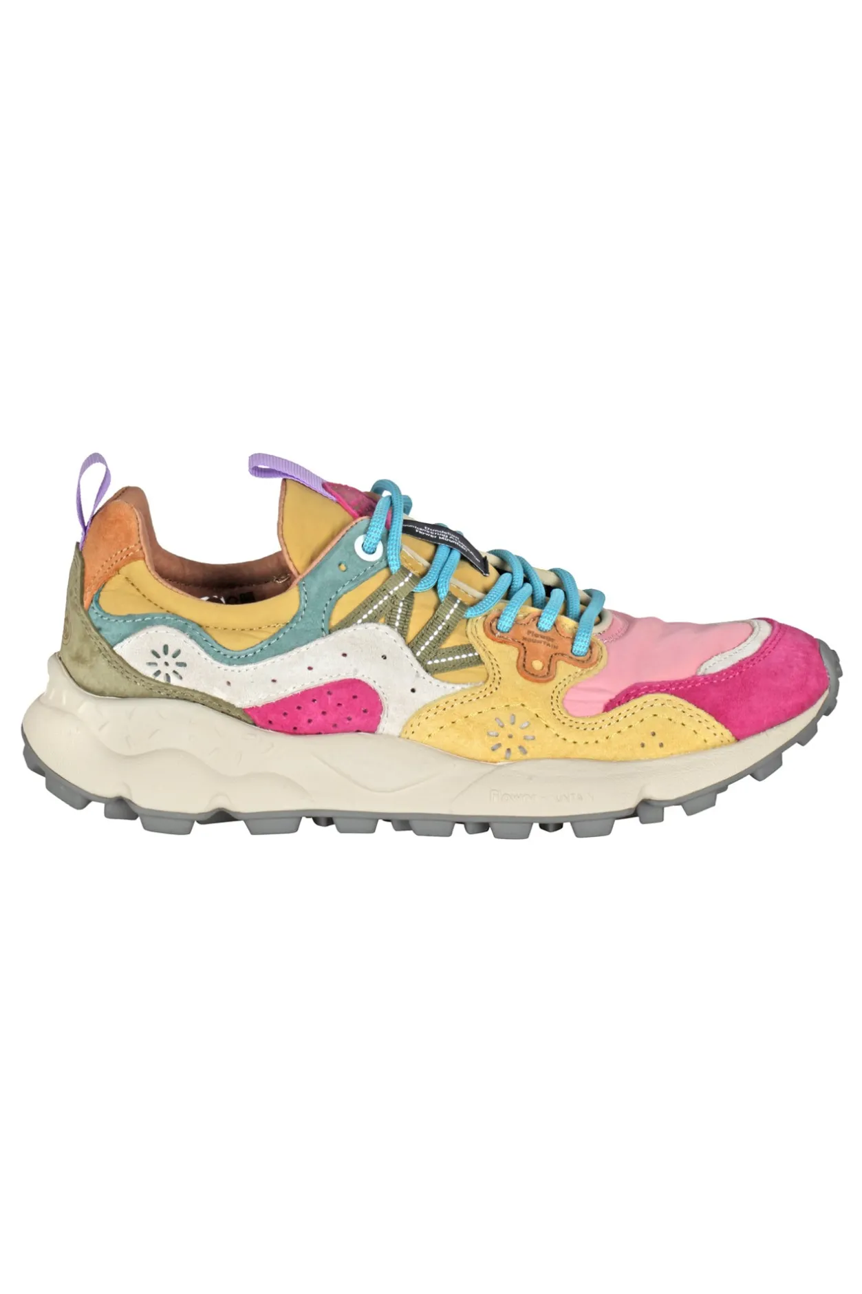 - Sneakers - 451022 - Fuxia/Beige^Flower Mountain Best