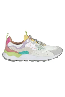 - Sneakers - 451020 - Bianco/Giallo^Flower Mountain Discount