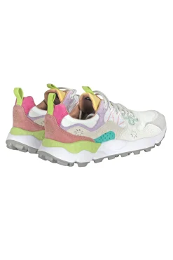 - Sneakers - 451020 - Bianco/Giallo^Flower Mountain Discount