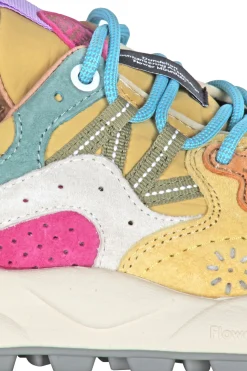 - Sneakers - 451022 - Fuxia/Beige^Flower Mountain Best