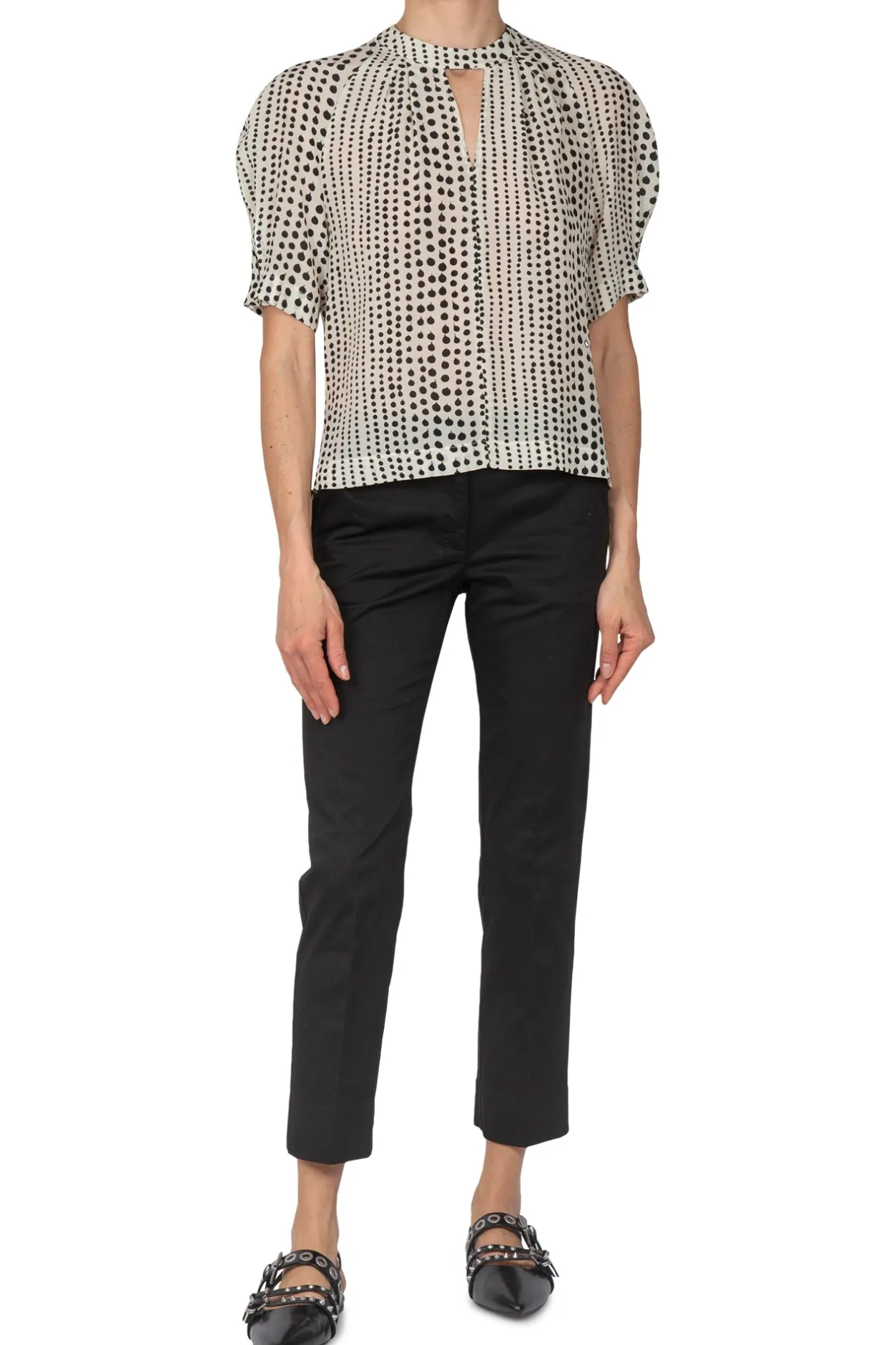 - Blusa - 451096 - Nero/Latte^Grifoni Hot