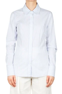 - Camicia - 451092 - Bianco/Azzurro^Grifoni Online