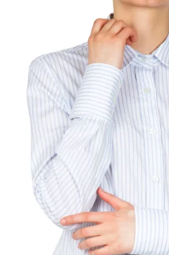 - Camicia - 451092 - Bianco/Azzurro^Grifoni Online
