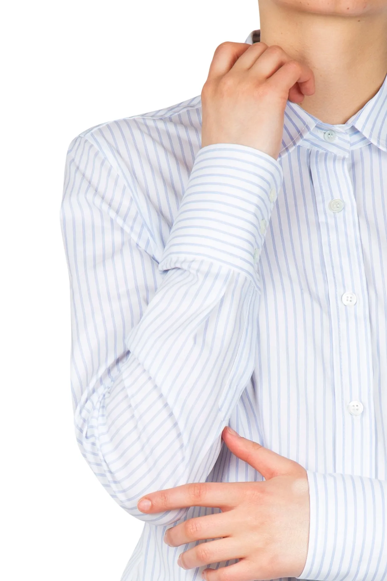 - Camicia - 451092 - Bianco/Azzurro^Grifoni Online