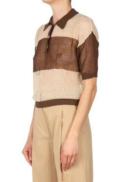 - Maglia - 451101 - Marrone/Beige^Grifoni Online