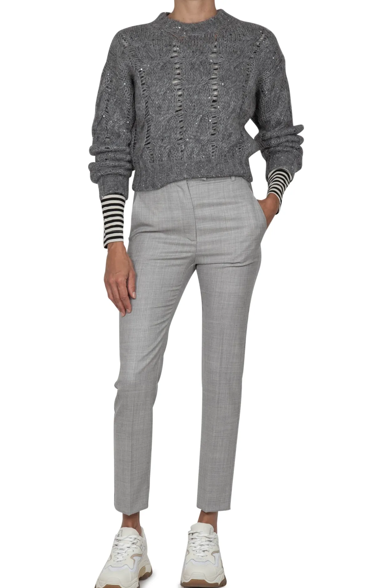 - Pantalone - 440300 - Grigio^Grifoni New