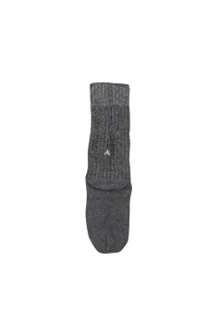 - Calza singola con lettera - 441882 - Grigio scuro^Individual Socks Outlet