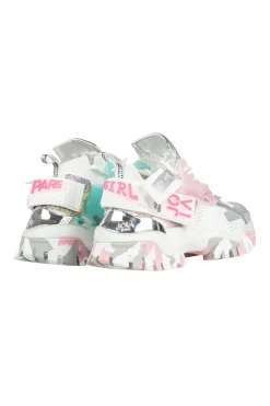 - Sneakers - 451325 - Bianco/Rosa^Joia Paris New