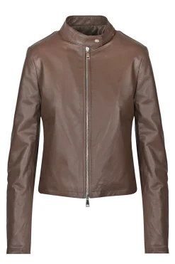 - Giubbotto di pelle - 451451 - Moro^3jolie Clearance