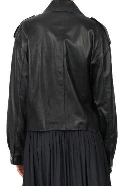 - Giubbotto in pelle - 451427 - Nero^3jolie New