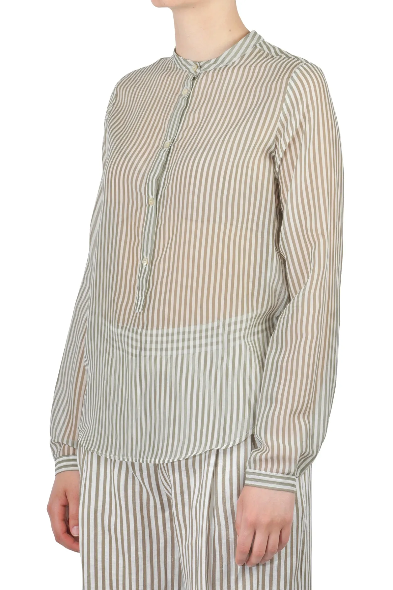 - Blusa - 451206 - Verde/Bianco^Jucca Outlet