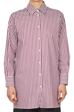 - Camicia - 451196 - Bianco/Bordeaux^Jucca New