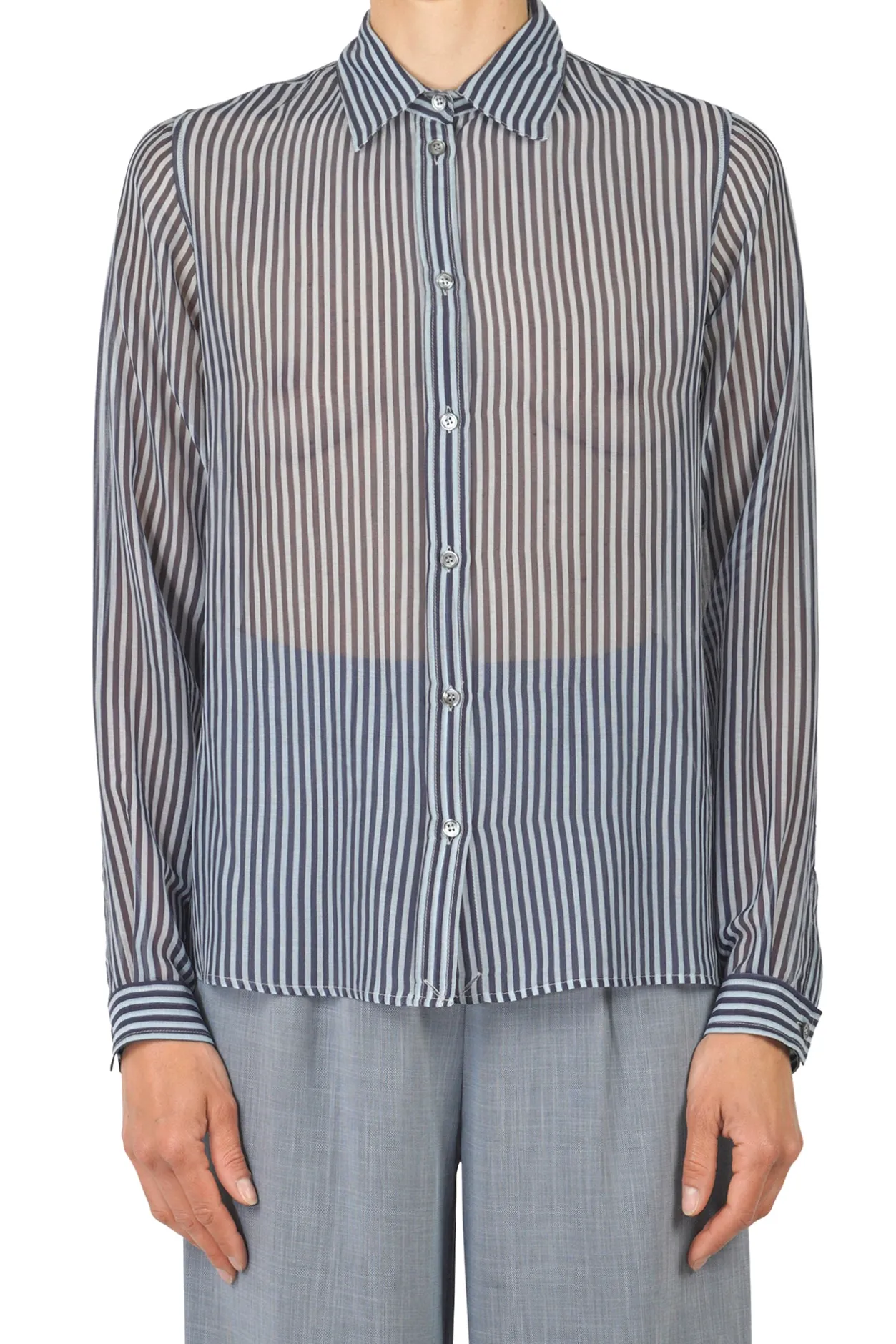 - Camicia - 451204 - Blu/Azzurro^Jucca Clearance