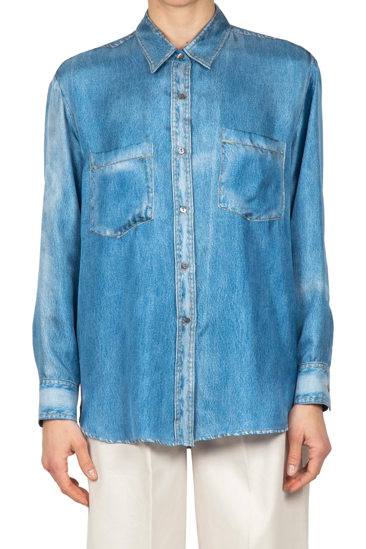 - Camicia - 451170 - Denim^Jucca Discount