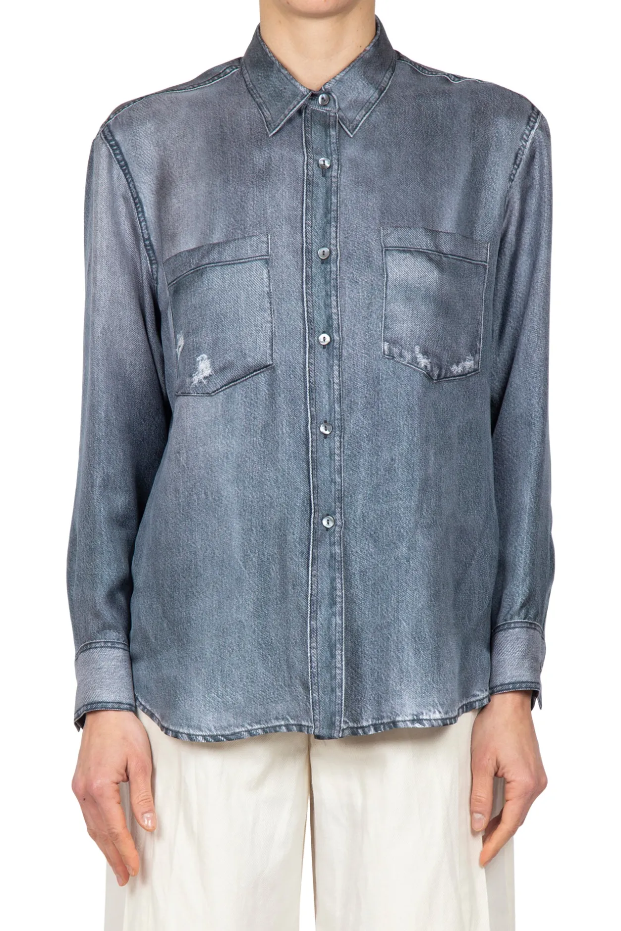 - Camicia - 451170 - Grigio^Jucca Sale