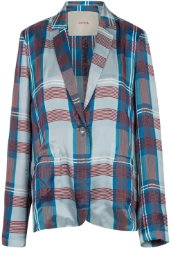 - Giacca - 451218 - Azzurro/Rosso^Jucca New