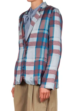 - Giacca - 451218 - Azzurro/Rosso^Jucca New