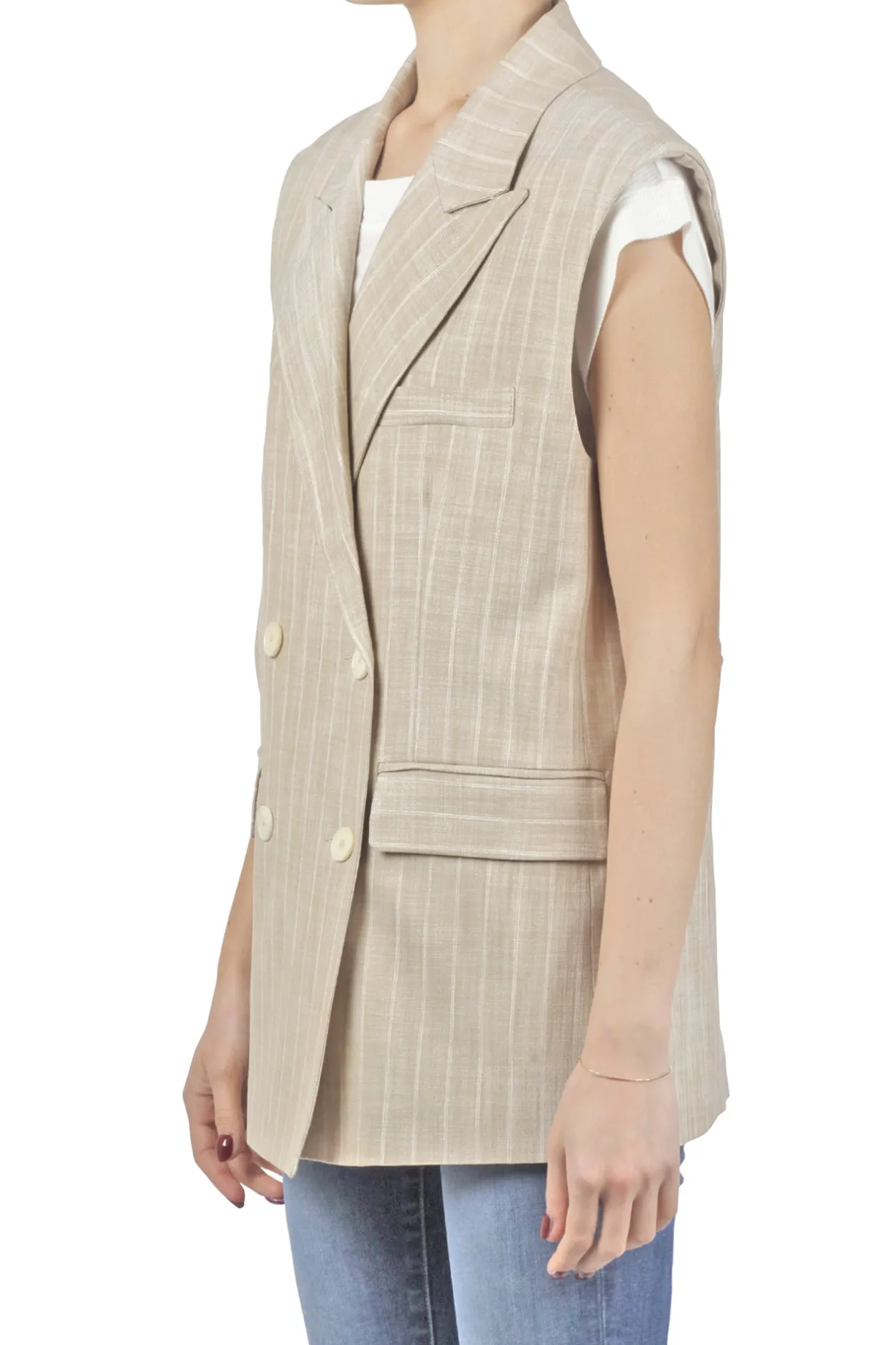 - Gilet - 431099 - Beige^Jucca Best