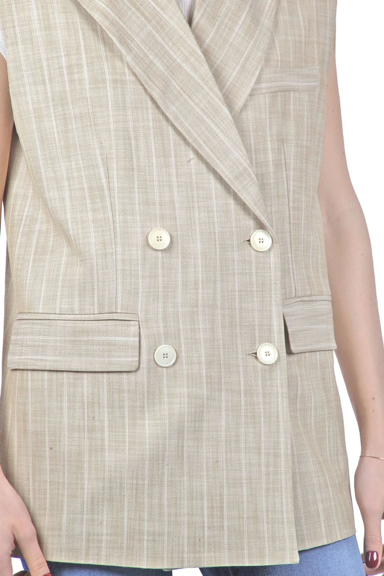 - Gilet - 431099 - Beige^Jucca Best