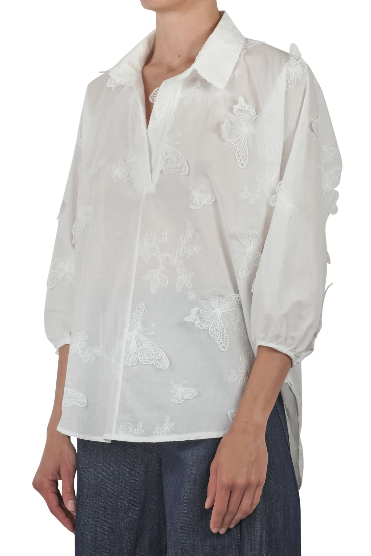 - Blusa - 451586 - Bianco^La Femme Blanche Outlet