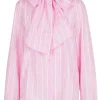 - Camicia - 451489 - Bianco/Rosa^La Femme Blanche Outlet