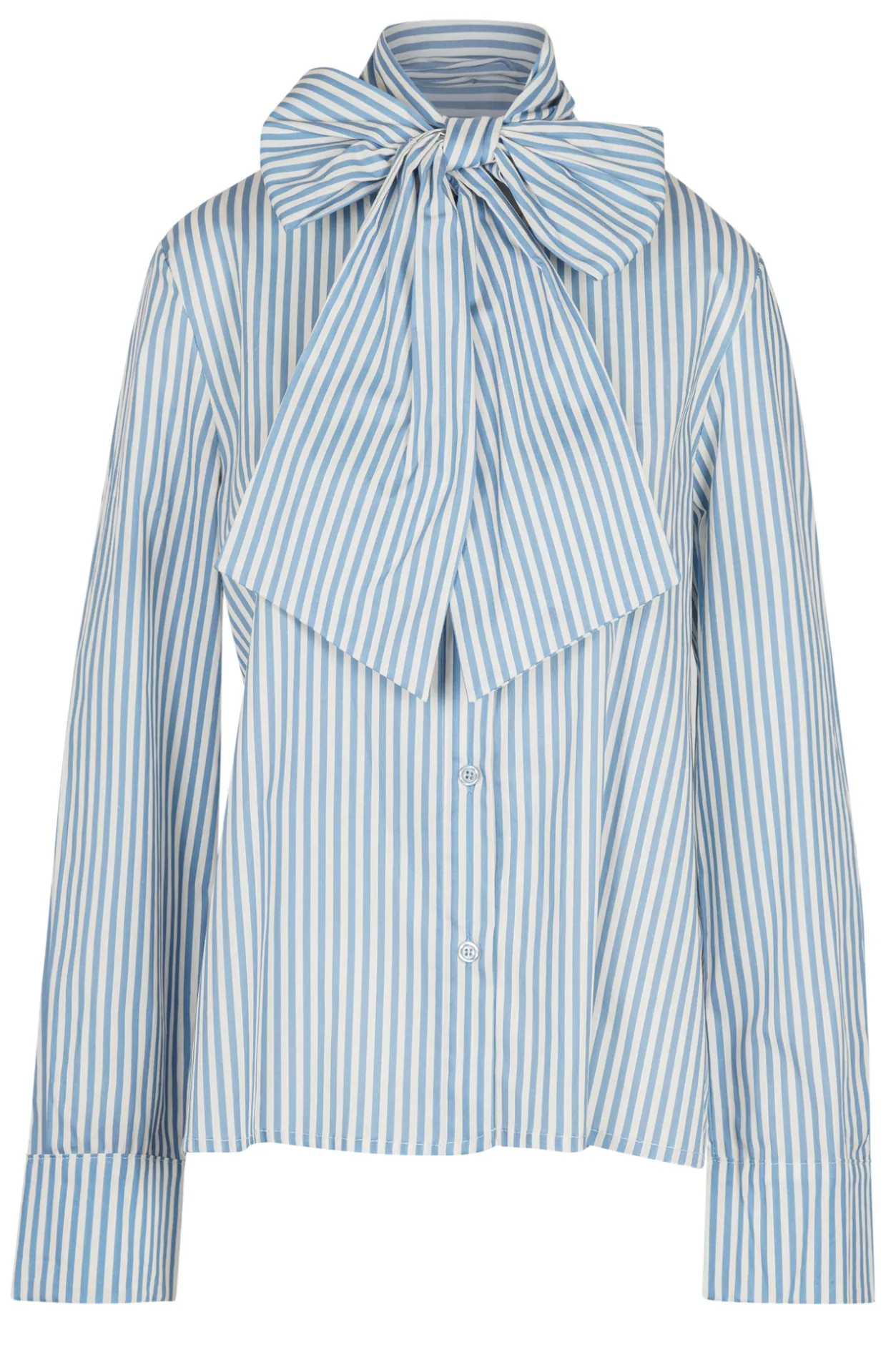 - Camicia - 451489 - Bianco/Blu^La Femme Blanche Fashion