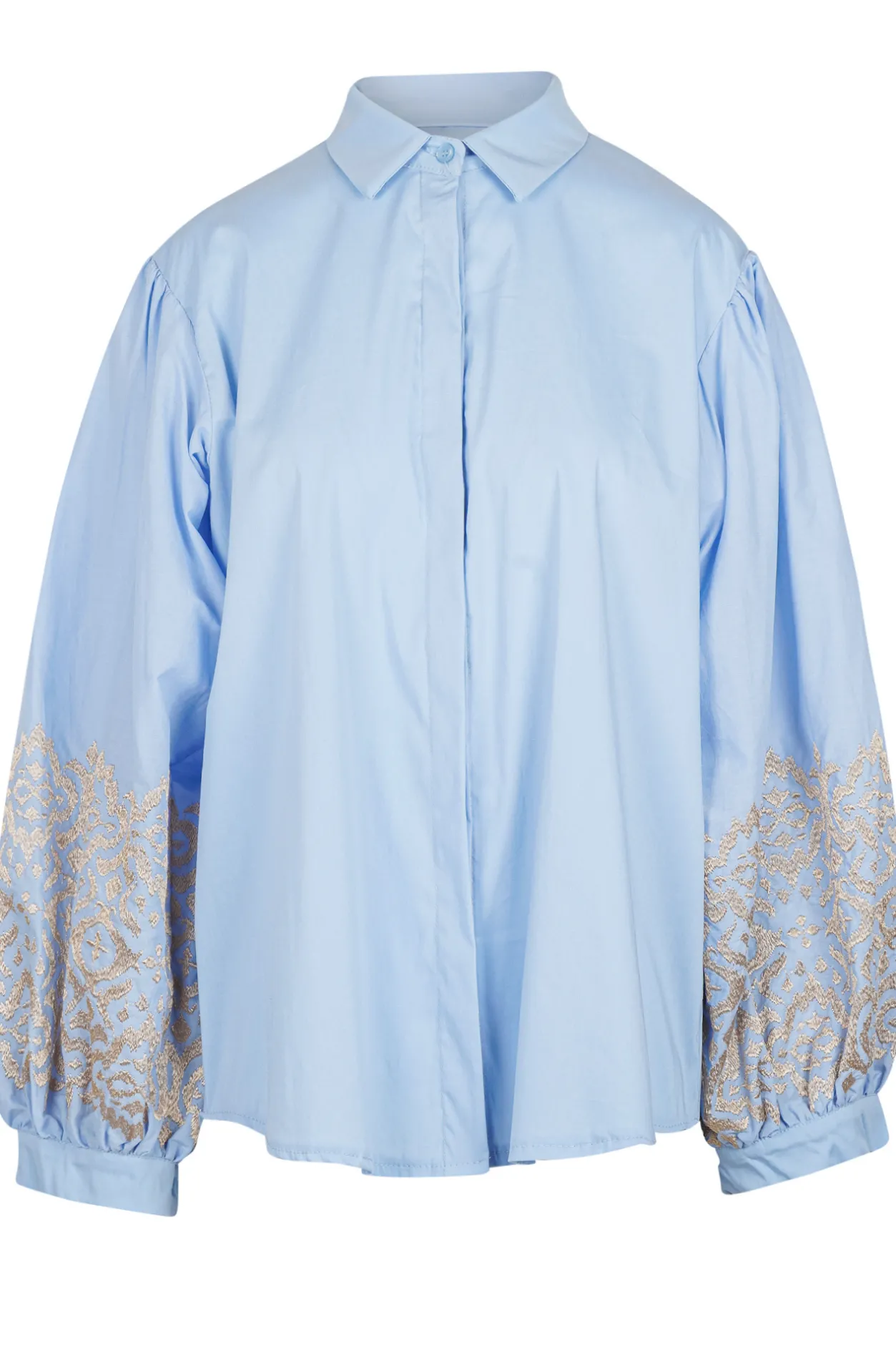 - Camicia - 451486 - Azzurro/Oro^La Femme Blanche Sale