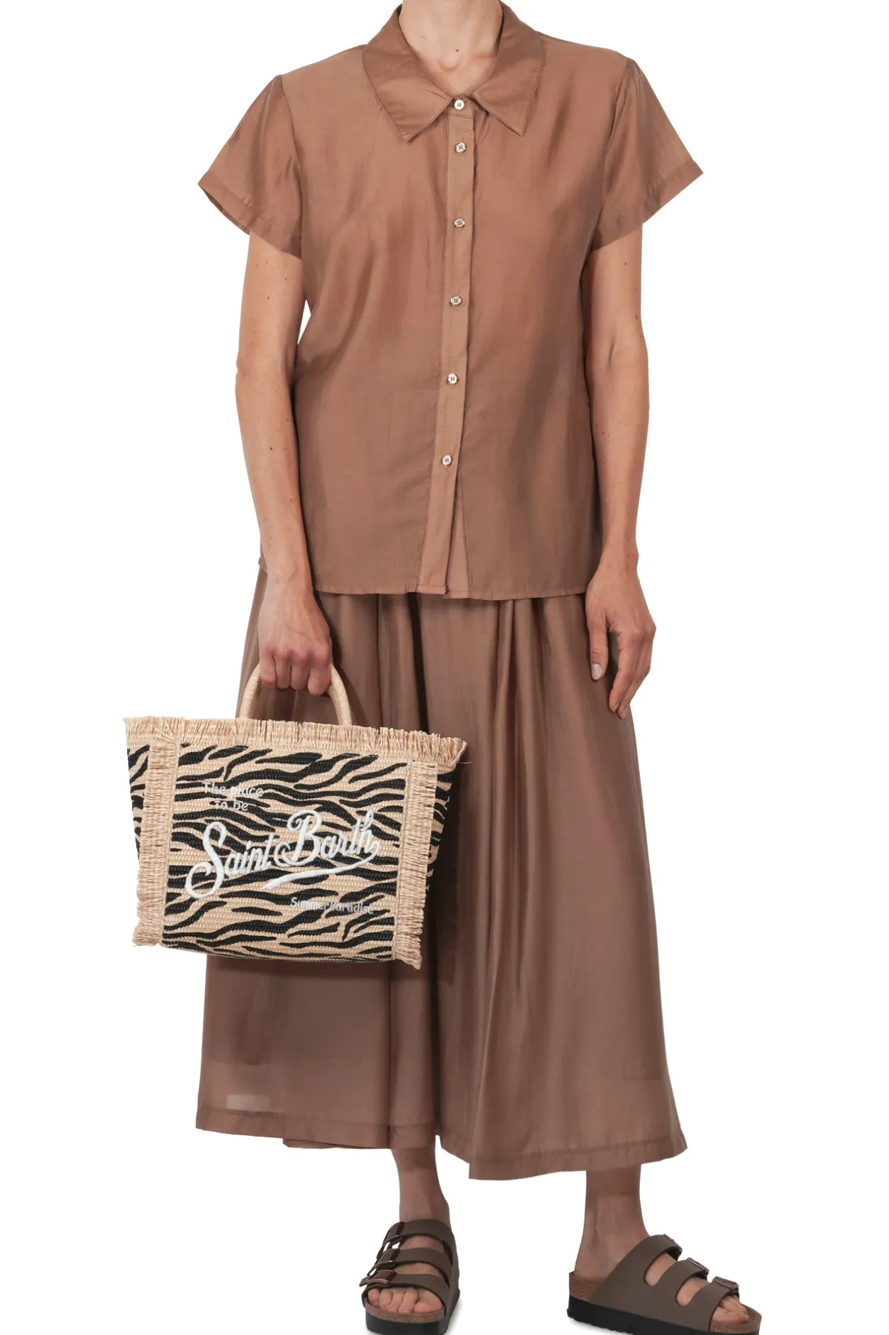 - Camicia - 451602 - Cammello^La Femme Blanche Online