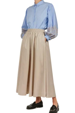 - Camicia - 451486 - Azzurro/Oro^La Femme Blanche Sale