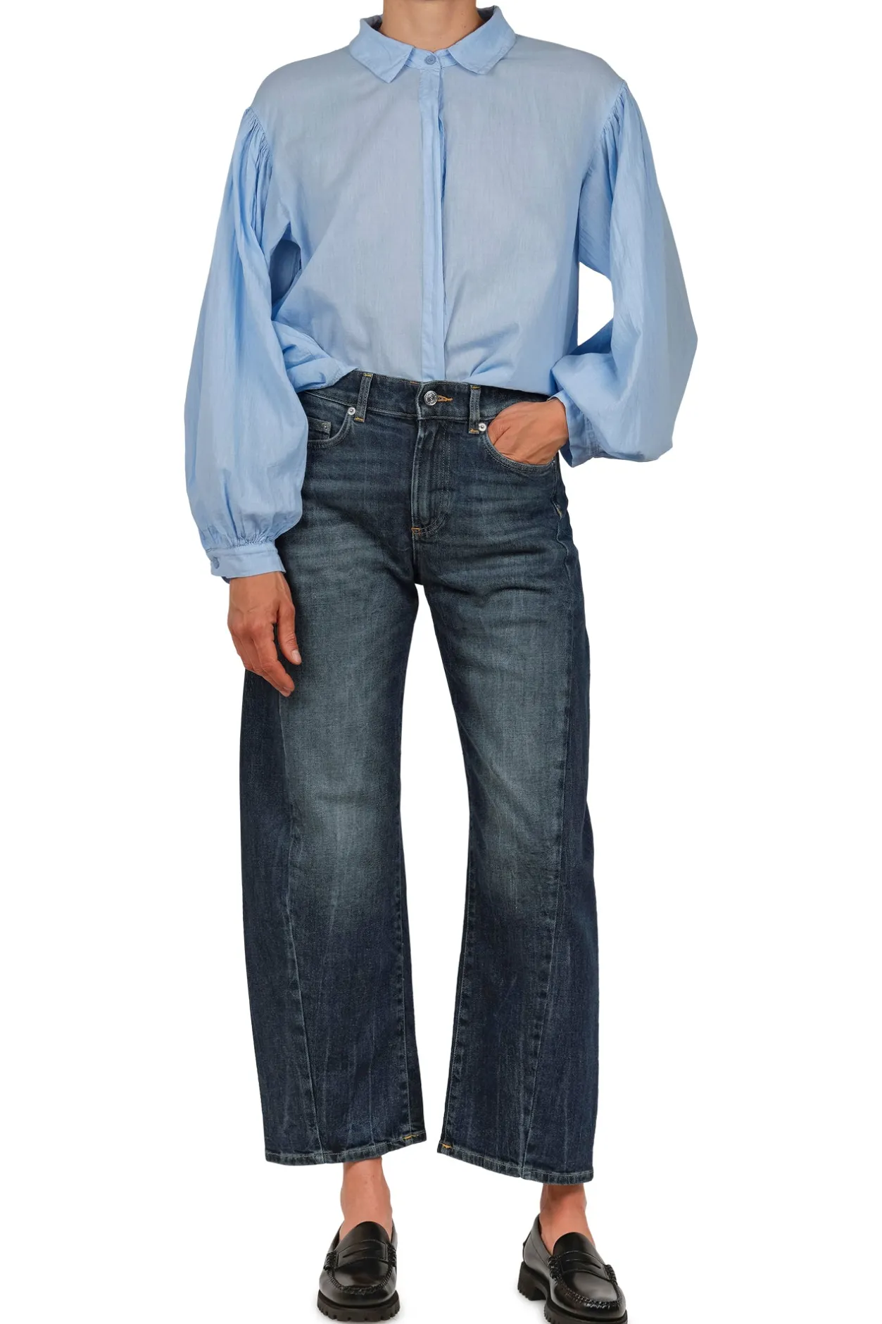 - Camicia - 451496 - Azzurro^La Femme Blanche Fashion