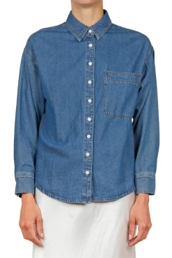 - Camicia - 451530 - Denim chiaro^La Femme Blanche Discount