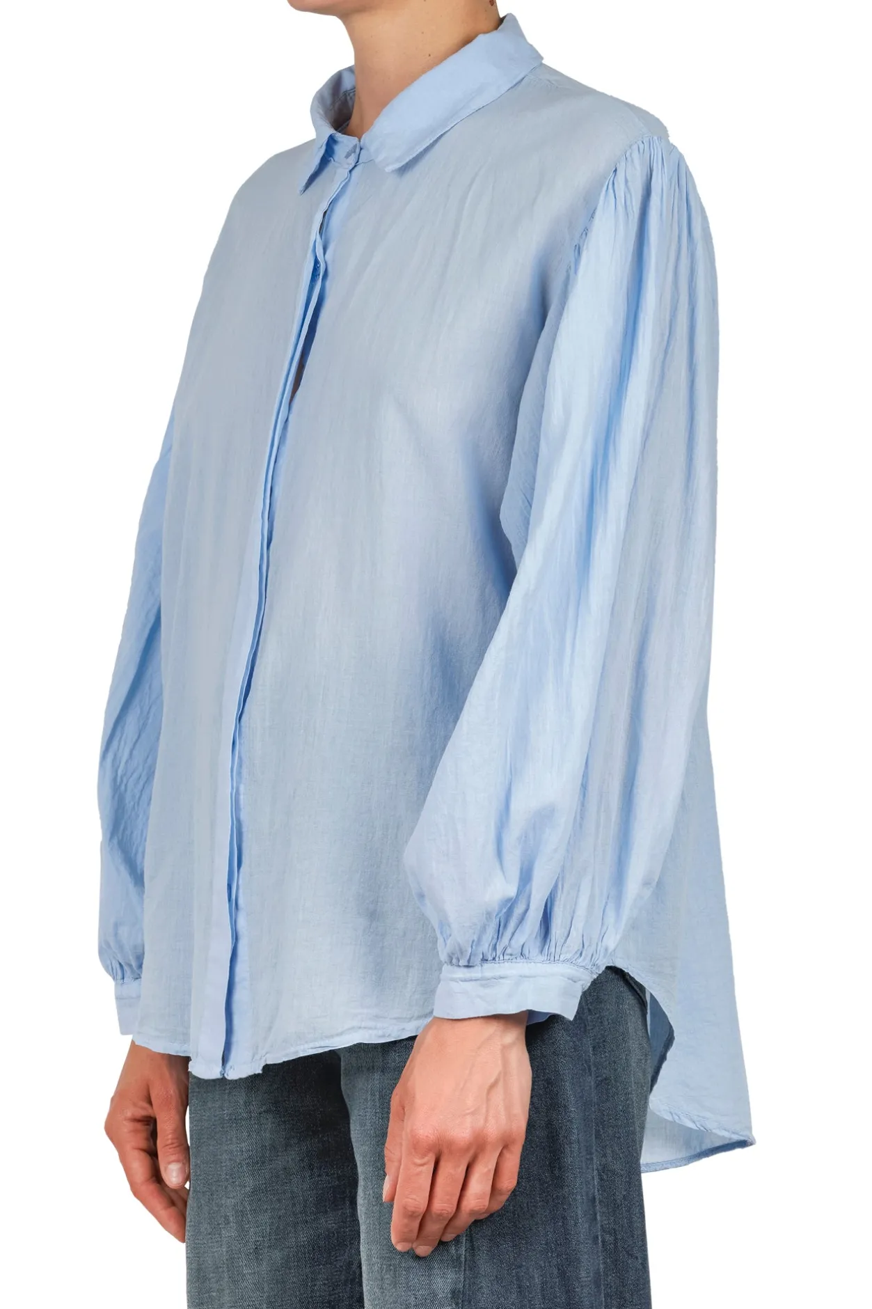 - Camicia - 451496 - Azzurro^La Femme Blanche Fashion
