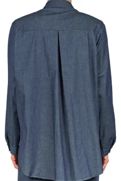 - Camicia - 451508 - Denim scuro^La Femme Blanche New