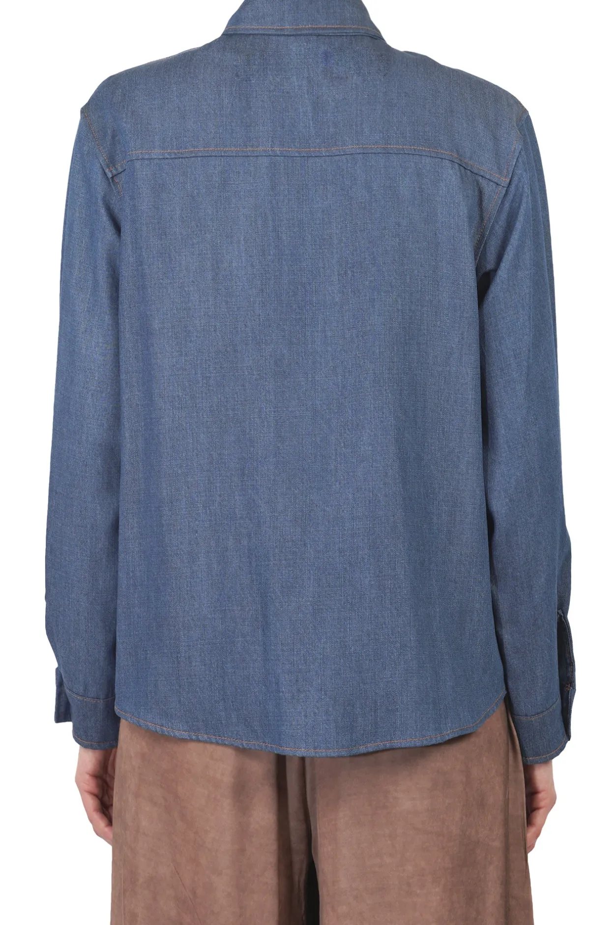 - Camicia - 451535 - Denim scuro^La Femme Blanche Clearance